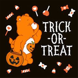 Trick or treat carebear sublimation