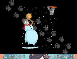 Funny Snowman Basketball Christmas  png, sublimation copy