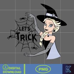 Halloween Princess Png, Spooky Vibes Png, Bat, Witch Png, Png Files For Cricut Sublimation, Easy Download (6)