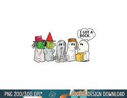 Funny Trick Or Treat Halloween Ghost Costume I Got A Rock png, sublimation copy
