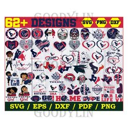 62 Designs Houston Texans Football Svg Bundle, Texans Svg (zip 50 file)