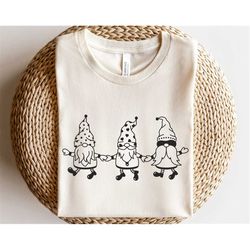Christmas gnomes svg, Happy gnome clipart, New Year shirt svg, Nordic gnome svg, Merry Christmas Svg, Santa hat svg, Chr