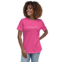 Live Laugh Lesbian shirt  Womens Relaxed T-Shirt