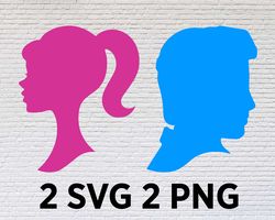 doll head svg png silhouette svg