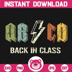 ABCD Teacher Rock Svg, ABCD  Back In Class Svg,  ABCD Learning Rocks, Back To School Png, Digital Download