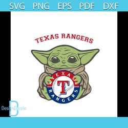 Texas Rangers Baby Yoda Svg, Sport Svg, Sport Logo Team Svg, Sport Gift Svg, Baby Yoda Svg, Texas Rangers Svg, Texas Ran
