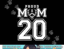 Custom Proud Football Mom Number 20 Personalized For Women png, sublimation copy