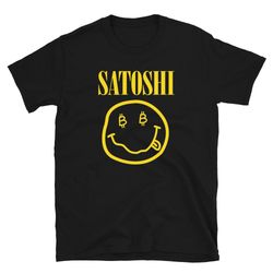 Satoshi T Shirt  Jack Dorsey Satoshi  Parody  90s Grung