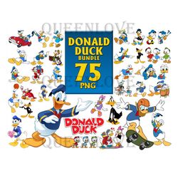 75 Files Donald Duck Bundle Png, Disney Png, Cartoon Png, Donald Duck Bundle, Donald Duck Png, Donald Png, Donald Sublim