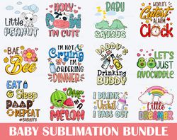 baby png bundle, baby onesie png, funny baby png, baby newborn png