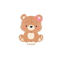 Bear embroidery designs - Teddy embroidery design machine embroidery pattern - Baby Boy embroidery file - instant downlo