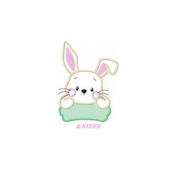 Bunny embroidery design - Rabbit embroidery designs machine embroidery pattern - baby boy embroidery file - kid embroide