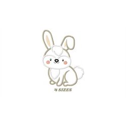 Bunny embroidery design - Rabbit embroidery designs machine embroidery pattern - Baby boy embroidery file - rabbit appli