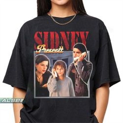 Sidney Prescott Vintage T-Shirt, Gift For Women, Unisex T-Shirt, retro shirt, best gift for fan, scream movie shirt, mov