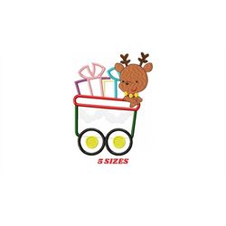 Rudolf Reindeer Embroidery Design - Xmas embroidery designs machine embroidery pattern - Christmas embroidery file insta