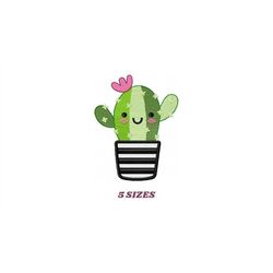Cactus embroidery designs - Succulent embroidery design machine embroidery pattern - Mexican cactus design - plant embro