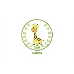 Giraffe embroidery designs - Safari embroidery design machine embroidery pattern - Animal embroidery file - giraffe appl