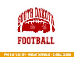 College University style South Dakota Football Sports Gift png, sublimation copy