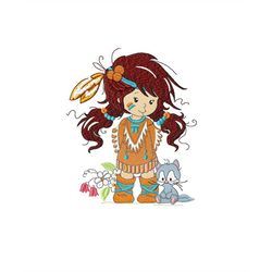 indian girl embroidery designs -  fairy embroidery design machine embroidery pattern - baby girl embroidery file - insta
