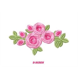 Flowers embroidery designs - Flower embroidery design machine embroidery pattern - Rose embroidery file - Flowers for fa