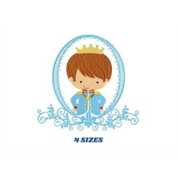 Prince embroidery designs - Knight embroidery design machine embroidery pattern - instant download - baby boy embroidery