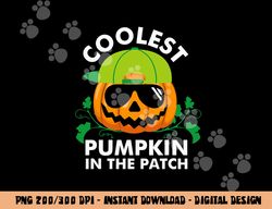 Coolest Pumpkin In The Patch Kids Boys Men Pumpkin Halloween  png,sublimation copy