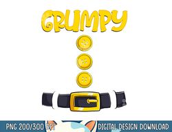 Grumpy Halloween Dwarf Costume Color Matching png, sublimation copy