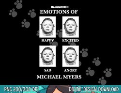 Halloween 2 Emotions Of Michael Myers png, sublimation copy