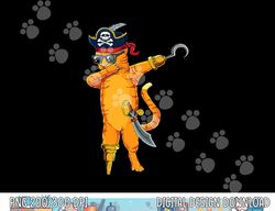 Dabbing spooky pirate cat Halloween costume png, sublimation png, sublimation copy