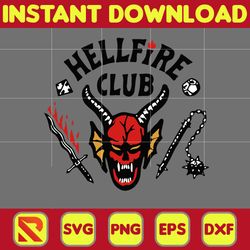 Hellfire Club Svg, Stranger Things SVG, Stranger Things Svg, Stranger Things Svg, Stranger Things Cut Files, Stranger Th