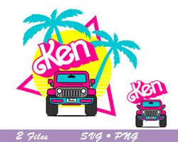 barbie and ken svg, barbie logo and ken clipart svg, barbie ken car svg