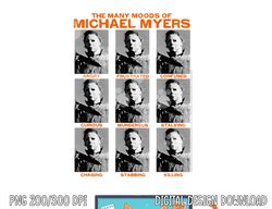 Halloween Many Moods of Michael Myers png, sublimation copy