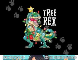 Dinosaur Christmas Tree Rex Pajamas Men Boys Xmas Lights png, sublimation copy