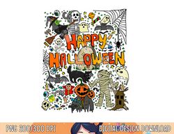 Happy Halloween Scary Retro Boys Girls Kids png, sublimation copy