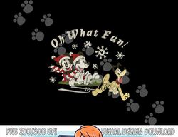 Disney Mickey Minnie And Pluto Oh What Fun Christmas Sled png, sublimation copy