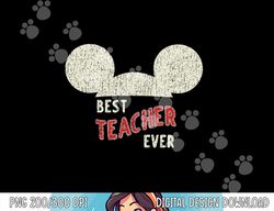 Disney Mickey Mouse Best Teacher Ever  png, sublimation copy