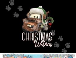 Disney Pixar Cars Tow Mater Christmas Wishes Portrait png, sublimation copy