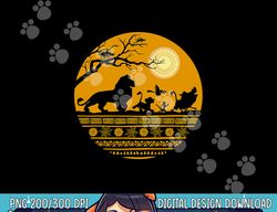 Disney The Lion King Halloween Circle png, sublimation copy