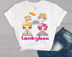 Lankybox - Foxy, Boxy, Rocky, Justin and Adam Sublimation PNG