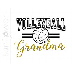 Volleyball Grandma Svg Cut Files | Volleyball Grandma T-Shirt Svg Cut Files Dxf Pdf Downloads Silhouette Art | Sports Sv