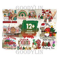 12 Design Christmas Bundle SVG, Christmas Svg, Xmas Svg, Santa Svg, Christmas Cut Files