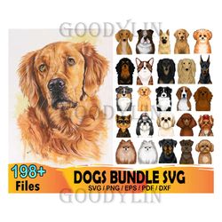 198 Files Dog Bundle Png, Dog Sublimation, Dog Png, Dog Clipart