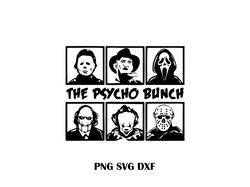 Psycho Bunch Horror characters SVG cut file , Cheap SVG , Halloween , Scary movies , Horror movie , Psycho Bunch , Cheap