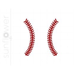 baseball laces svg | baseball stitches svg clipart download | baseball stitches cut file cricut | softball stitches svg