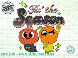 Halloween PNG, Tis The Season Png, Spooky Season Png, halloween kids png, Pumpkin png, Ghost Png, Groovy halloween, hall