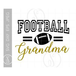 Football Grandma Svg Cut Files | Football T-Shirt Downloads | Football T-Shirt Svg Cut Files Dxf Pdf Silhouette Art | Sp