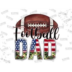American Football Dad Sublimation Design, Football Dad Png, Camouflage Football Dad Png, Camo Dad Png Downloads, Usa Fla