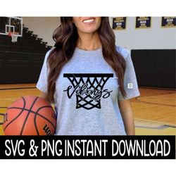 Basketball SVG. Vikings Mascot Basketball PNG, Basketball Team Tee Shirt SVG, Instant Download, Cricut Cut Files, Silhou