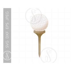 golf ball tee svg | vector golf ball tee clipart | golf ball tee cut file | golf ball tee svg jpg eps pdf png dxf downlo