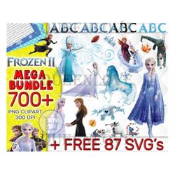 700 Mega Bundle Frozen Png, Frozen 2 Png, Elsa Png